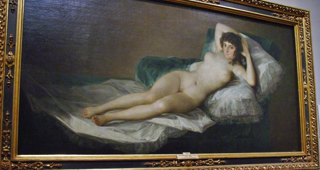 The Nude Maja, Francisco de Goya (ca. 1797)